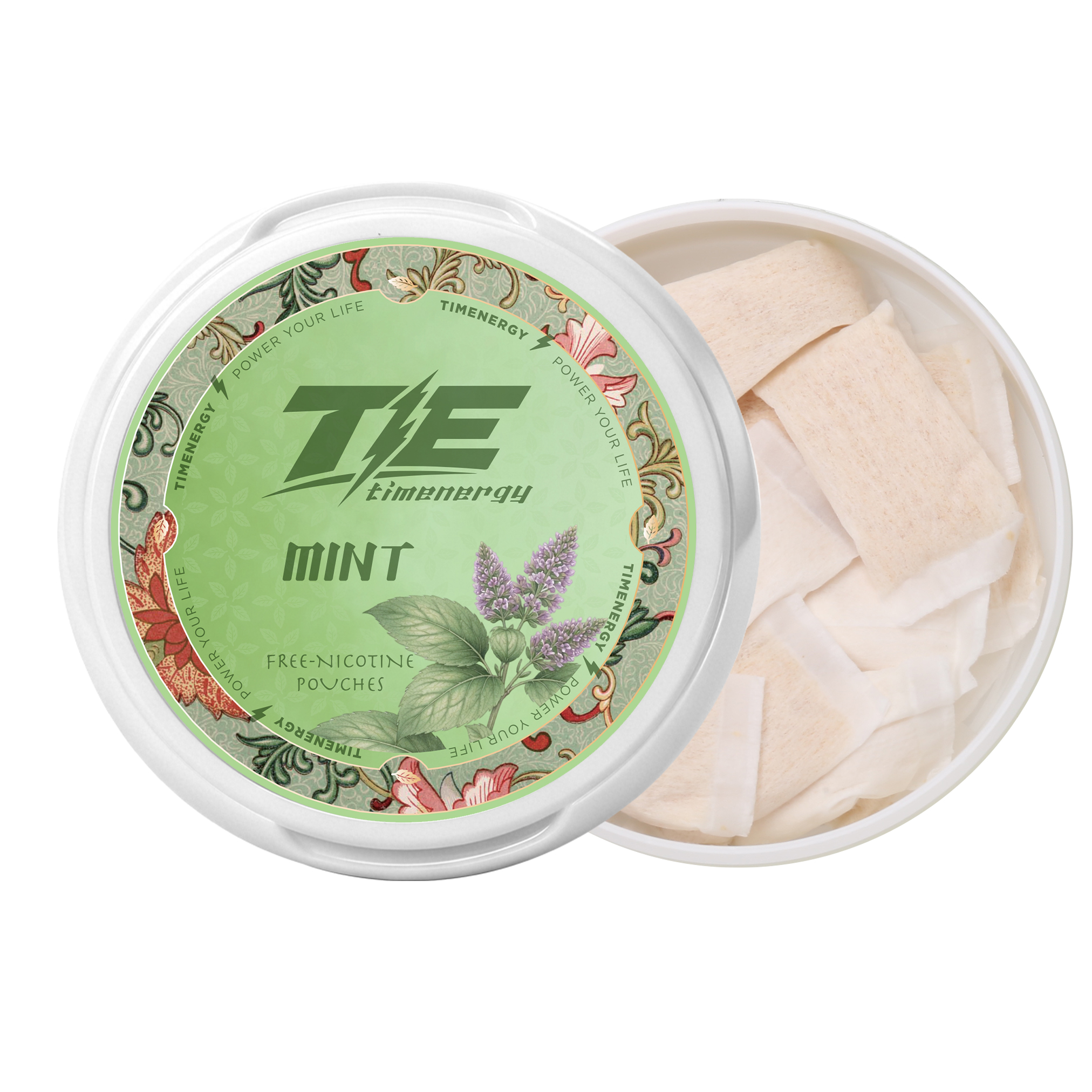 Timenergy Mint Energy Pouches tin
